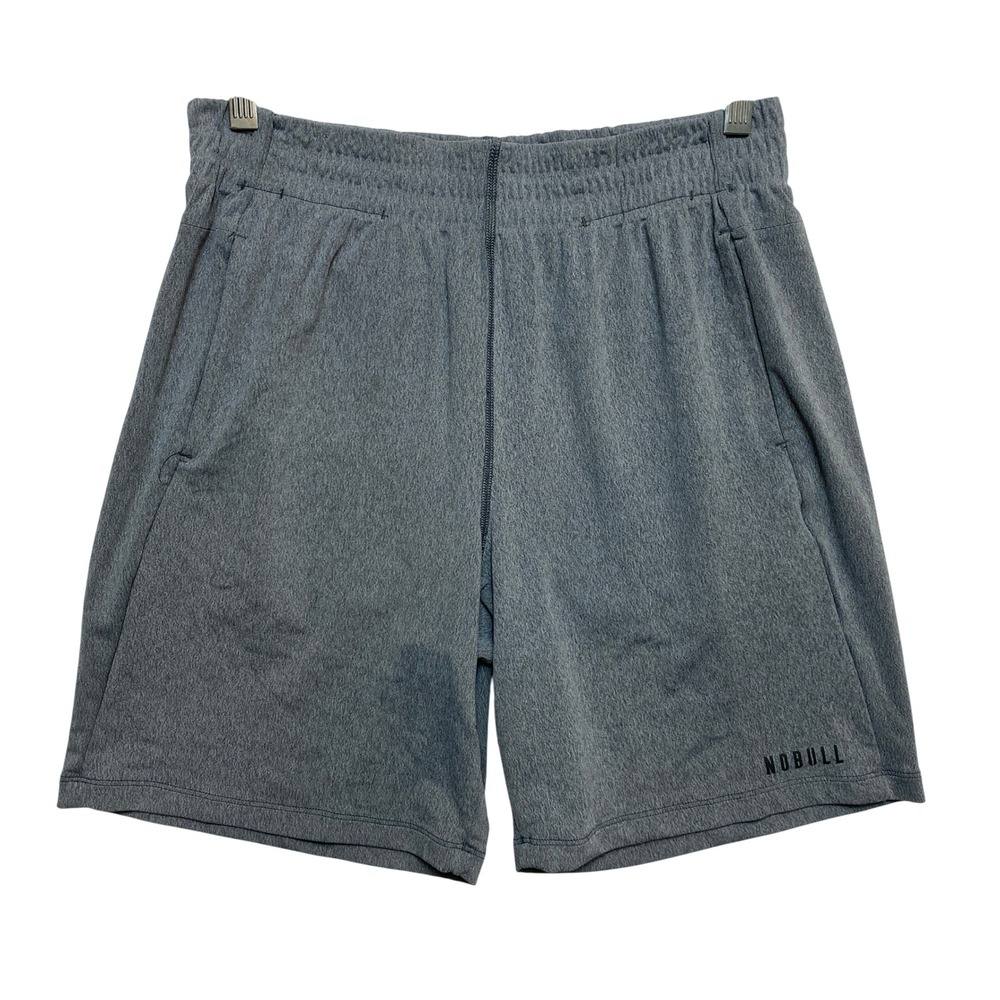 NOBULL Shorts Mens M Gray Training Athletic Stretch Pocket